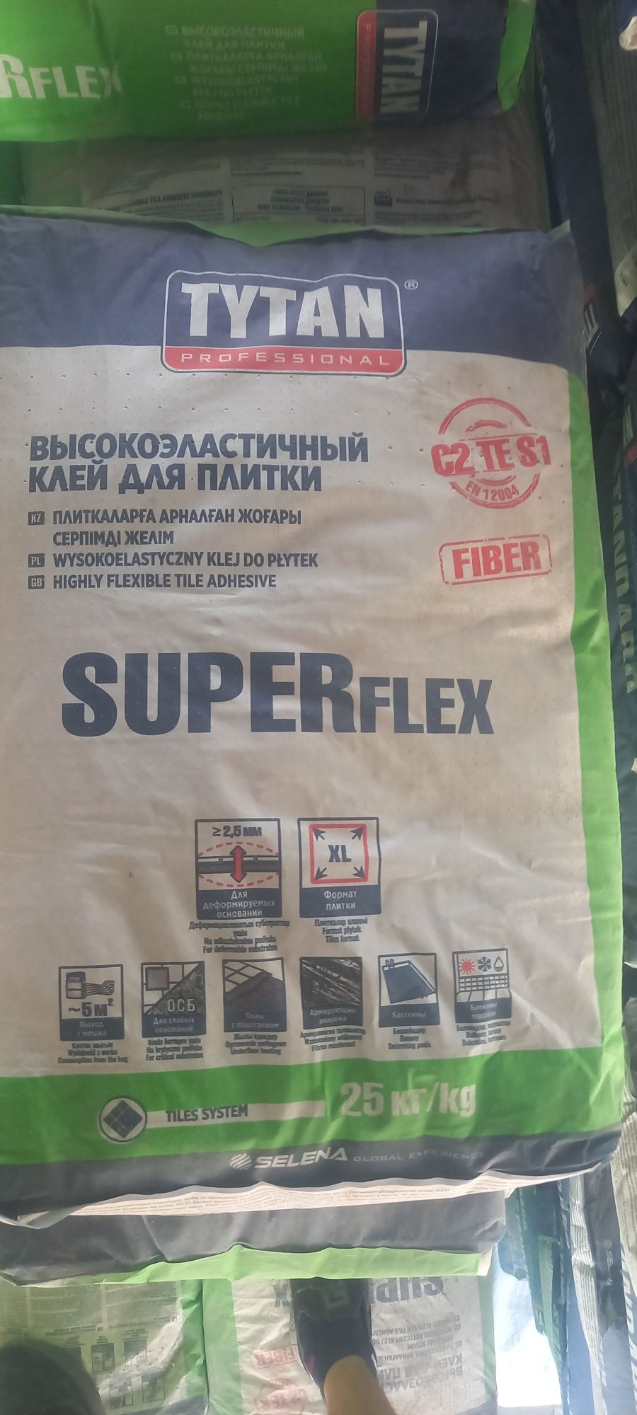 Клей титан (gres, flex , standart, super flex)