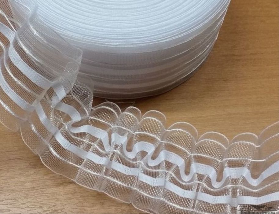 Шторная лента органза