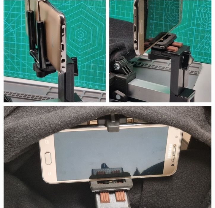 Prompter/ Teleprompter portabil pentru telefon, camera mirrorless sau