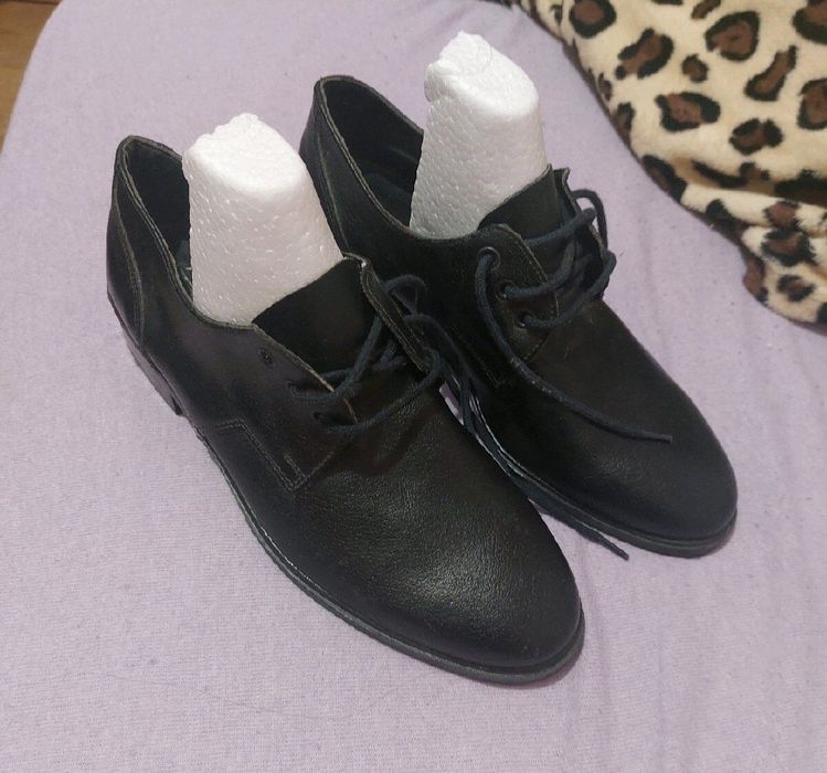 Естествена кожа  мъжки елегантни обувки