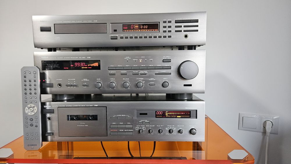 Receiver,amplif Yamaha+boxe