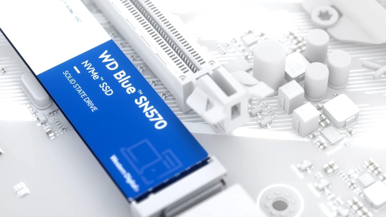 SSD WD Blue SN570 NVMe,500 gb,M.2,sigilat