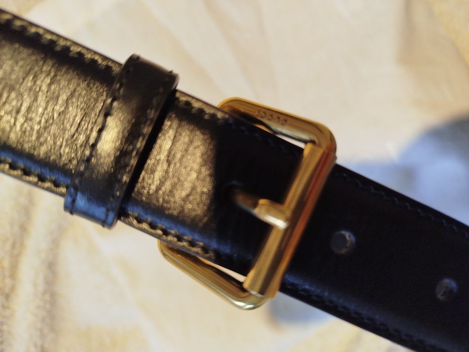 Колан Гучи от естествена кожа