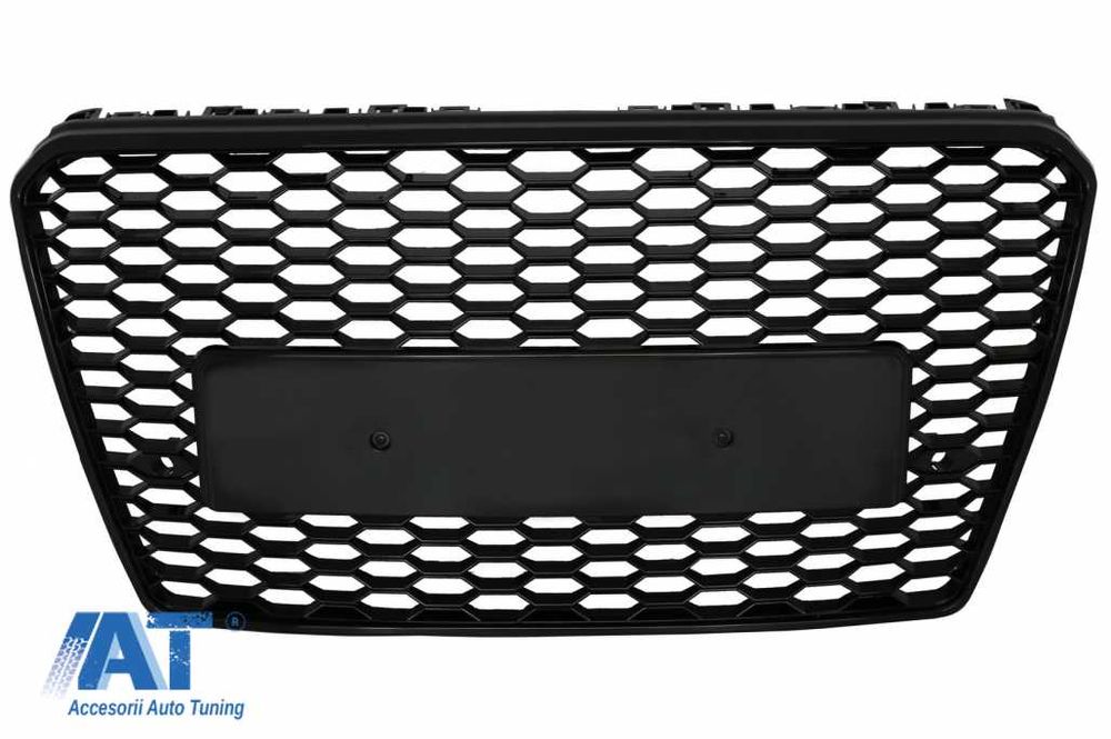 Grila fagure Audi A7 4G 2011-2014 RS Design Negru lucios