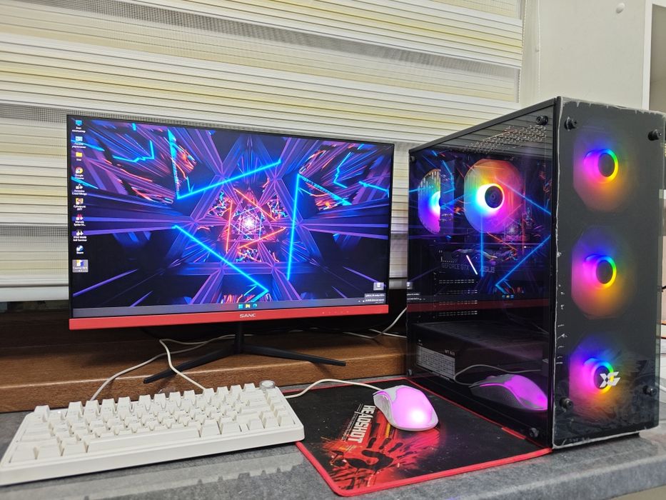 Мощный игровой компьютер Core i5 10400f, GTX 1660S 6Gb, ОЗУ 16Gb, SSD