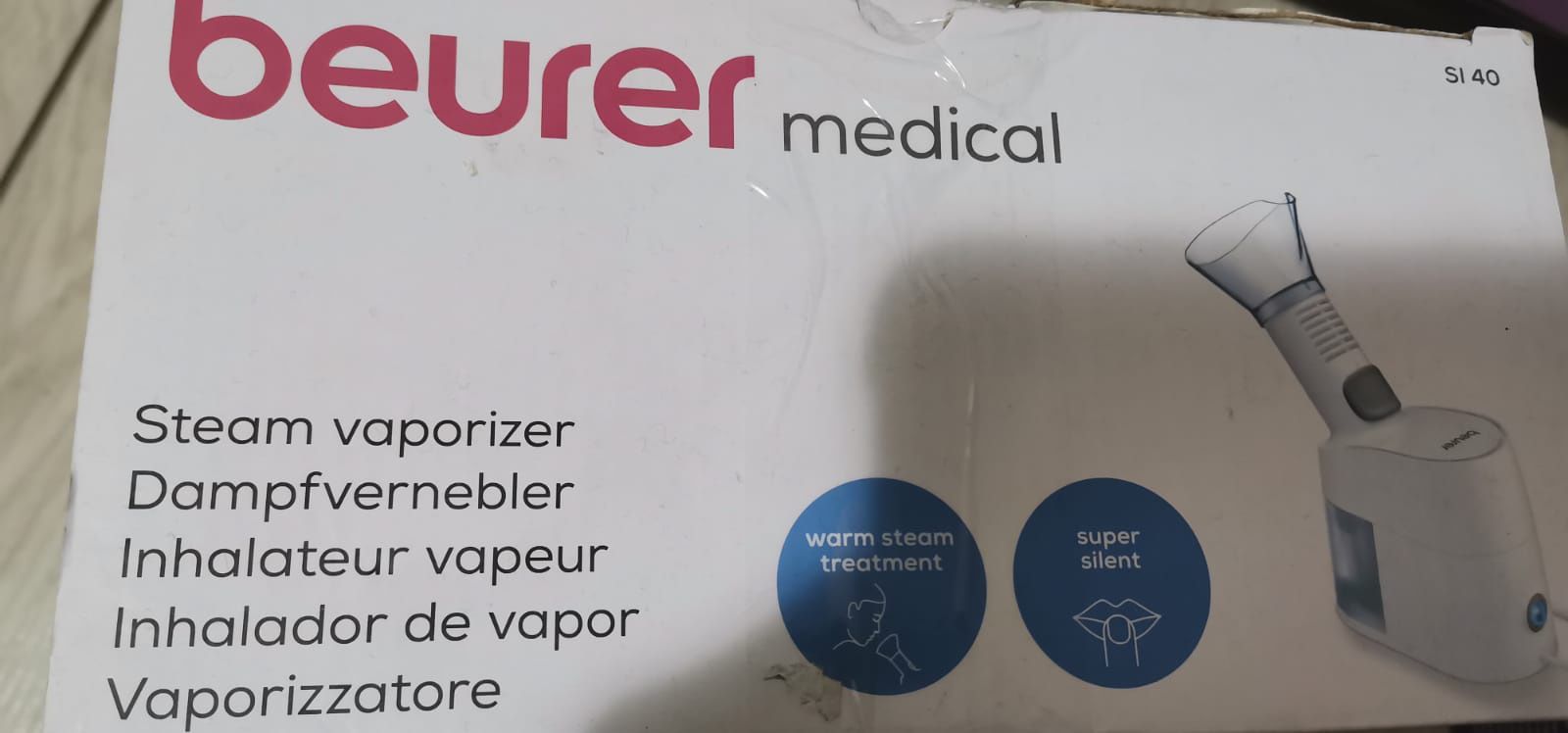 Inhalator de vapori beurer