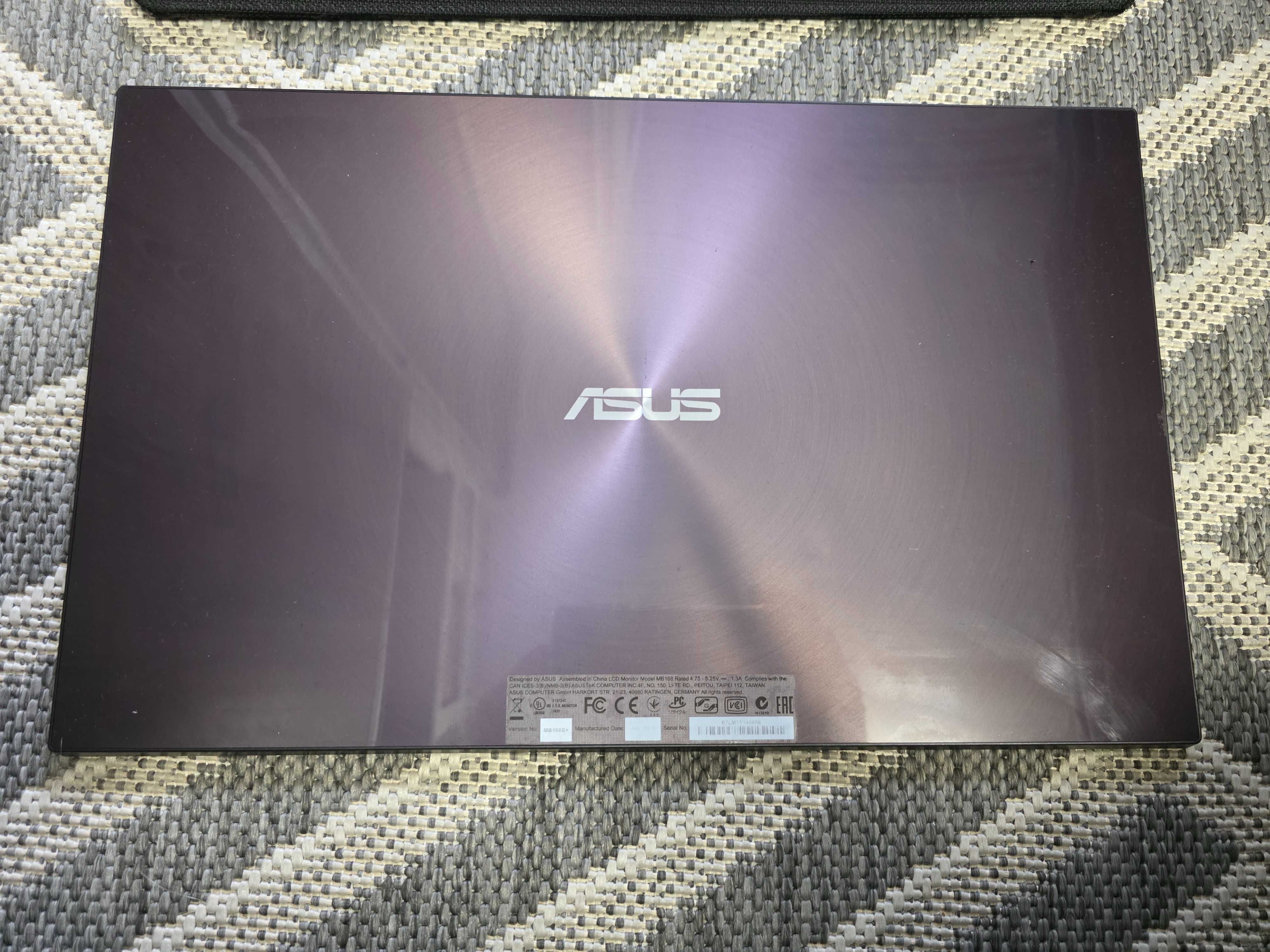 Monitor portabil LED Asus MB168 15.6 inch fullhd