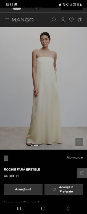 Rochie Mango nouă, cu etichetă, colecția Exclusive