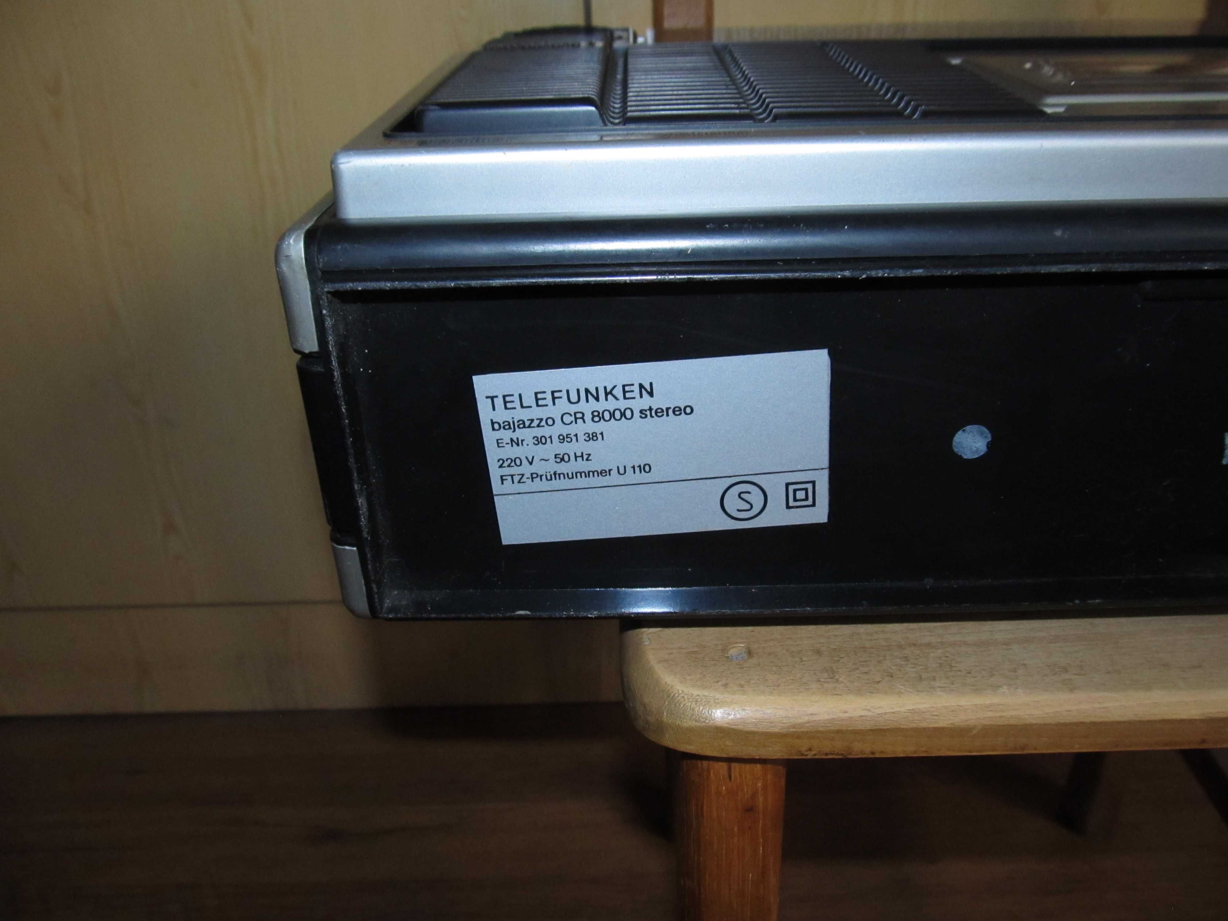 радиокасетофон TELEFUNKEN BIADJO 8000