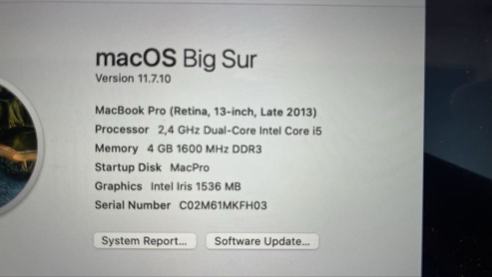 MacBook Pro 13” 2013