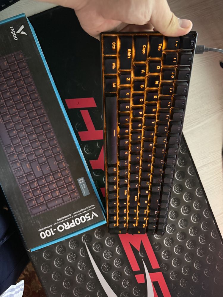 RAPOO V500PRO-100 mexanik klaviatura