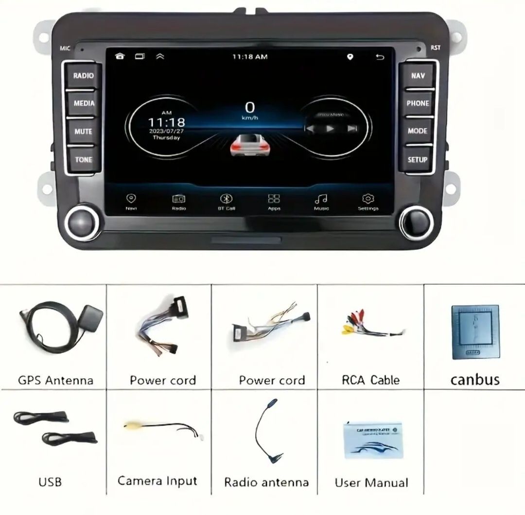 Мултимедия ANDROID 7 INCH VW