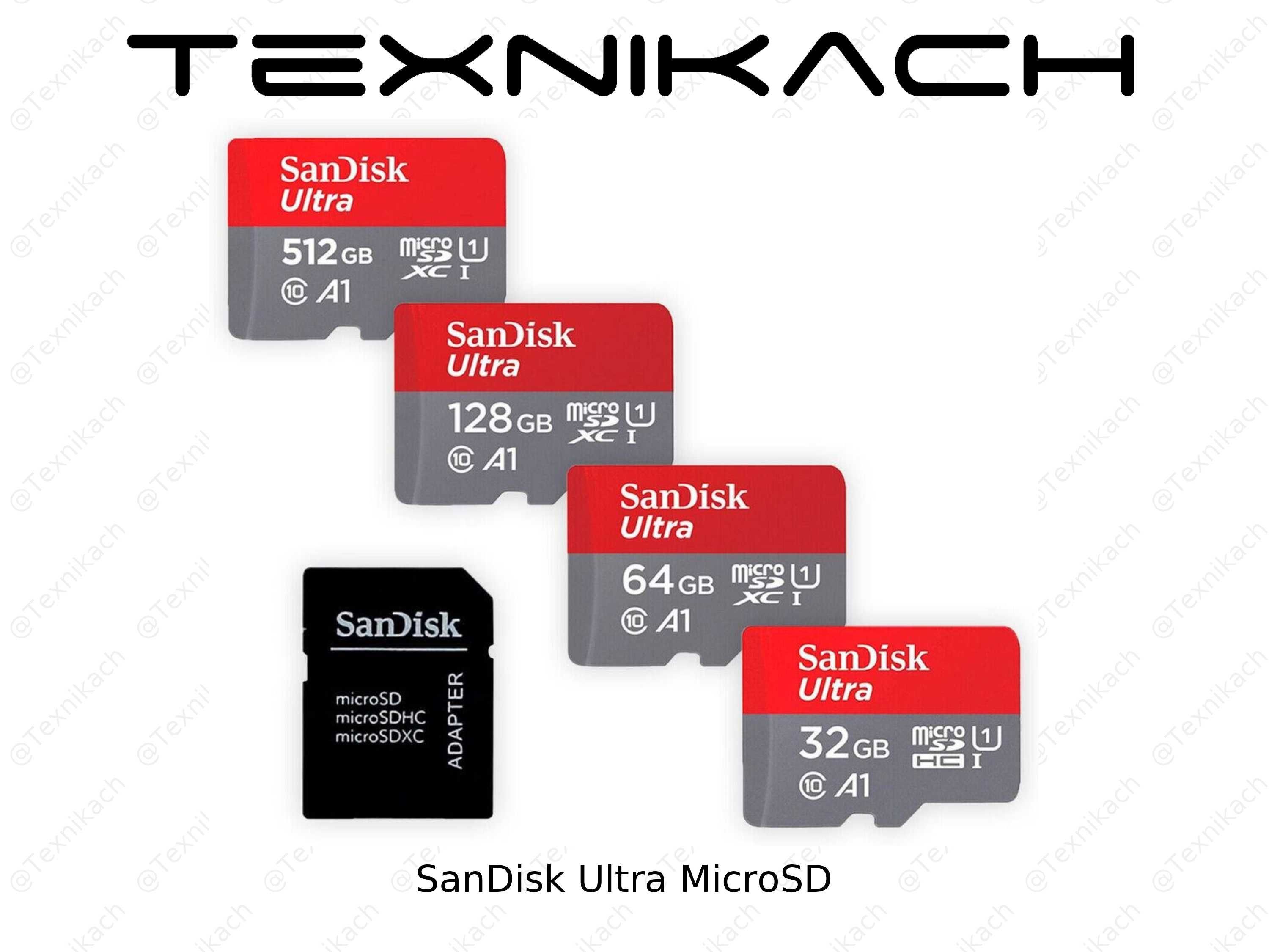 Новый • SanDisk Ultra MicroSD • Доставка