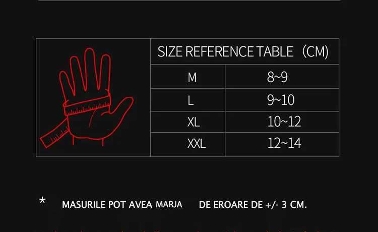 Manusi moto/atv/bicicleta piele  protectie carbon touchscreen
