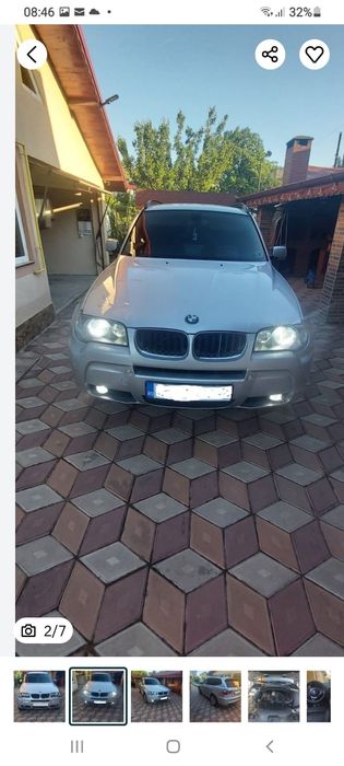 Vand Bmw X3 E83 M paket 2007 2.0 i benzina+ gpl