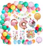 Set de petrecere cu baloane colorate 65 piese