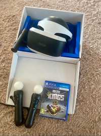 Vand set ochelari VR PS4 + joc VR + 2 PS Move Motion Controller