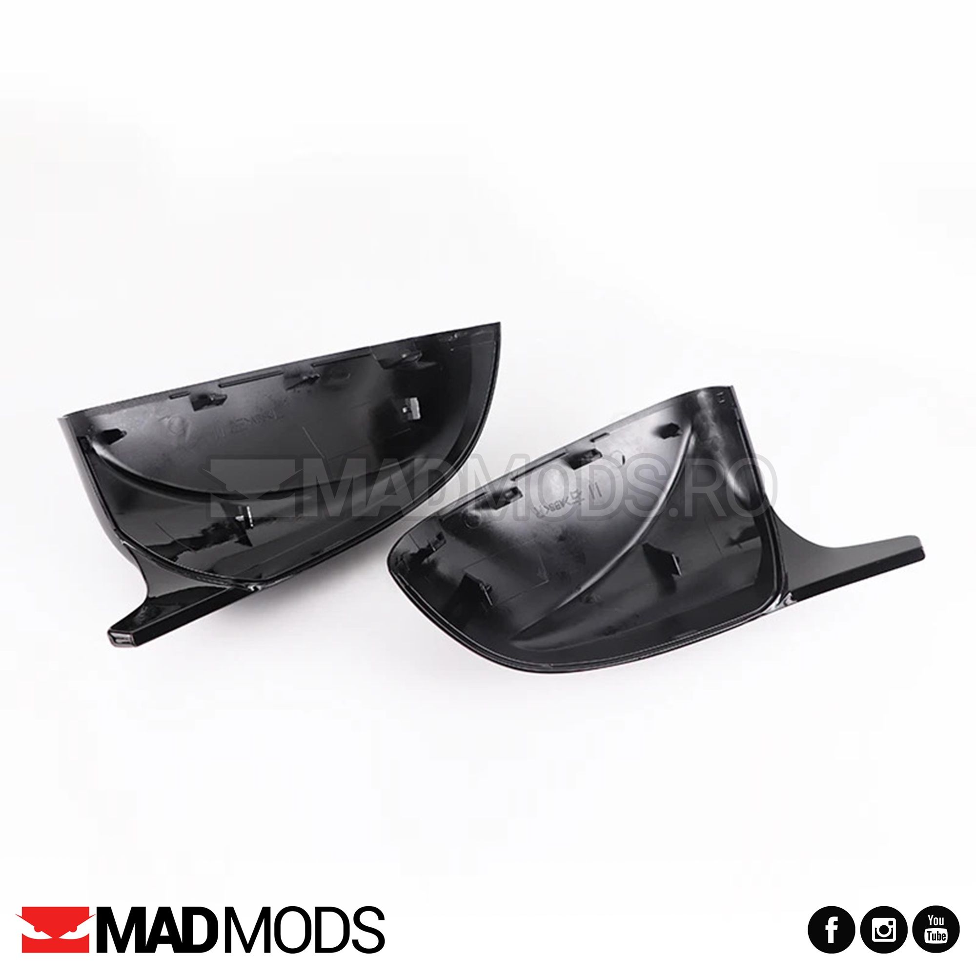 Set capace oglinzi M BMW X3 G01 iX3 X4 G02 X5 G05 X6 G06 X7 G07, Negru