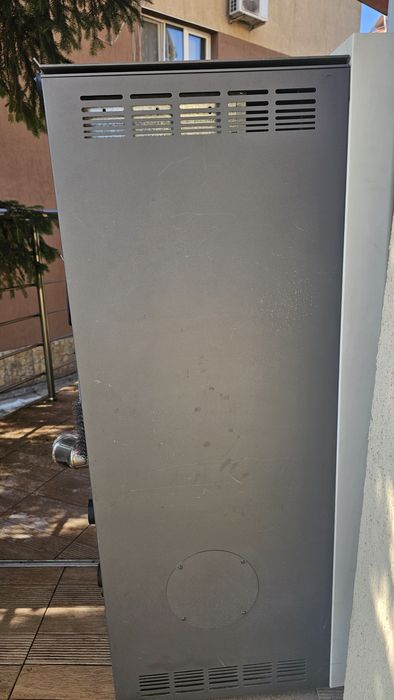 Пелетна камина с водна риза ALFAPLAM Commo 21kW - Бежова