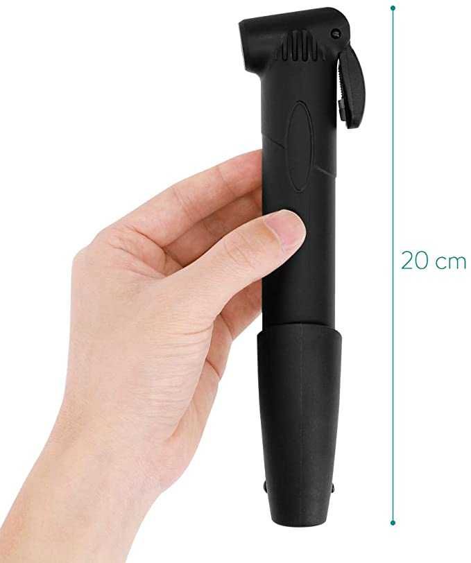 Pompa mini de mana cu suport, din plastic dimensiuni 20 cm