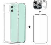 Iphone 14/15/16 PRO MAX Husa TPU Slim + Folie Camera + Folie Sticla 22