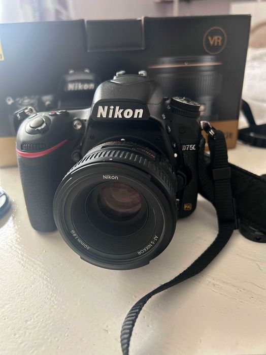 фотоапарат Nikon D750 + Обектив Nikon AF-S Nikkor 50mm f/1.8G