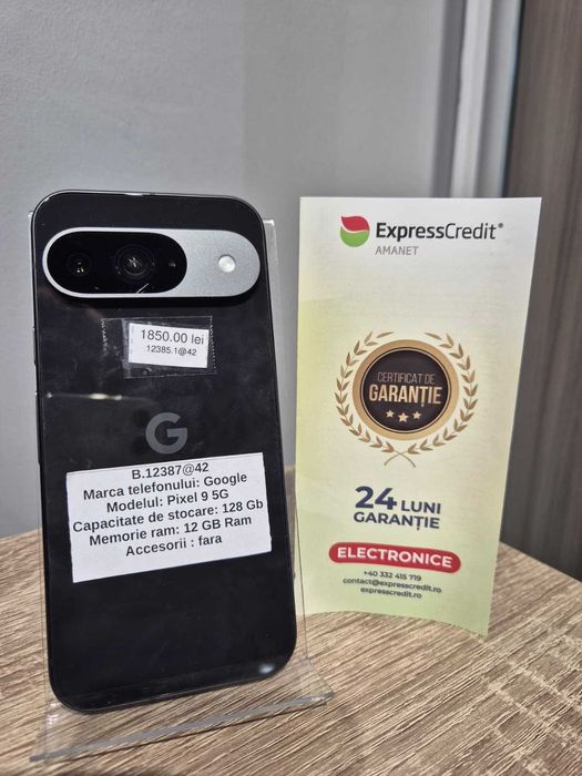 (AG42) Telefon Google Pixel 9 5G B12385 - Garantie 2 ani!