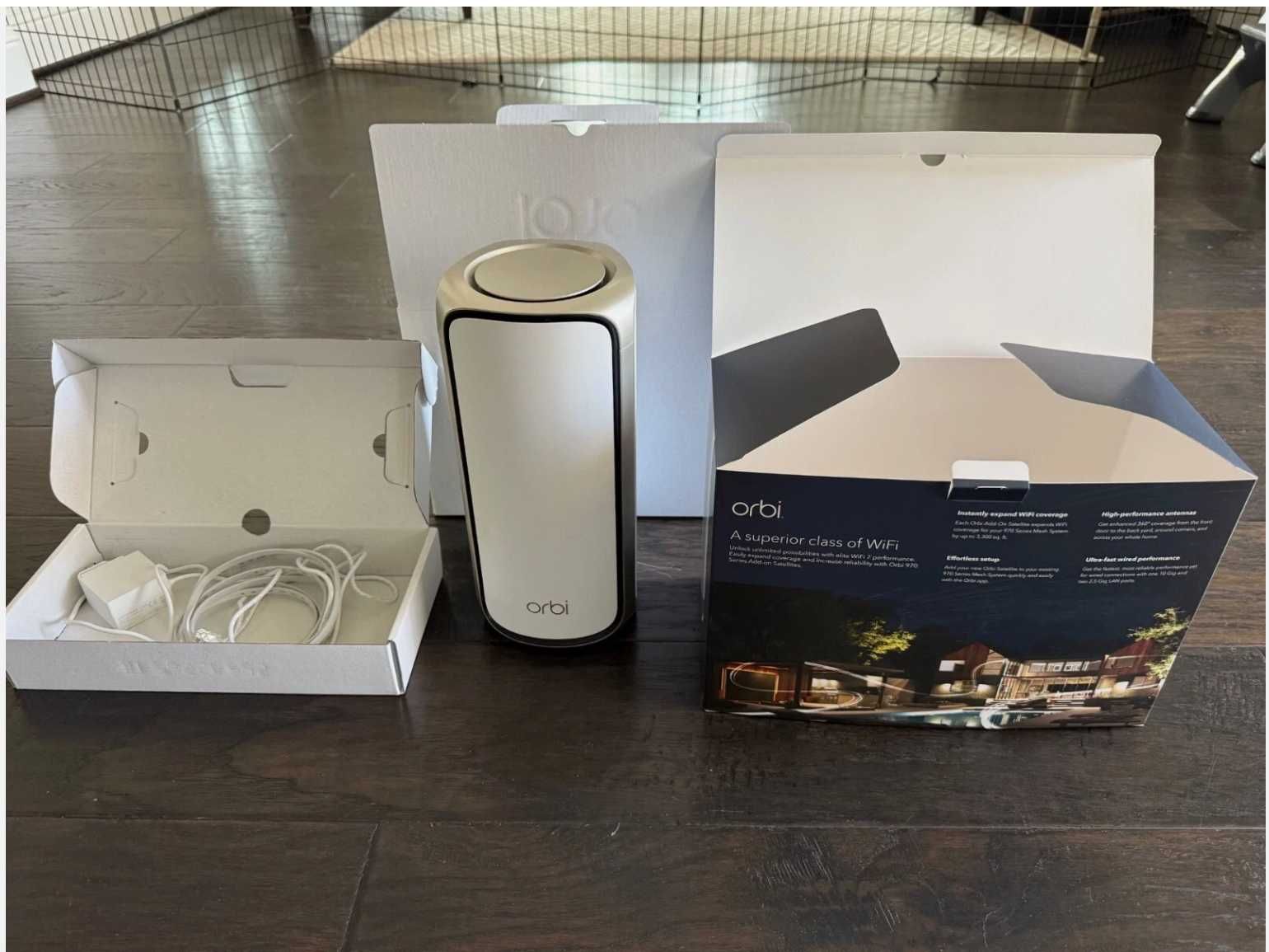WiFi7 масштабируемый роутер Netgear Orbi 970 (27Gb/s) 4-диап, 300+ кв