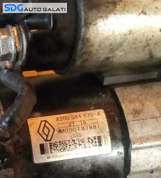 Electromotor cu 12 Dinti Cutie Manuala Renault Modus 1.5 DCI 2004 - 2012 Cod 8200584675 8200584675A M000T87881 [M5595]
