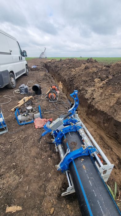 Sudor PEHD, sudura cap la cap, electrofuziune, irigatii