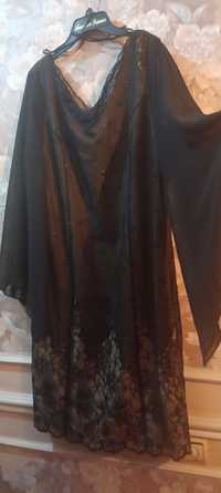 Платье вечерняя, турецкая, чёрно золотистая, 44 размер