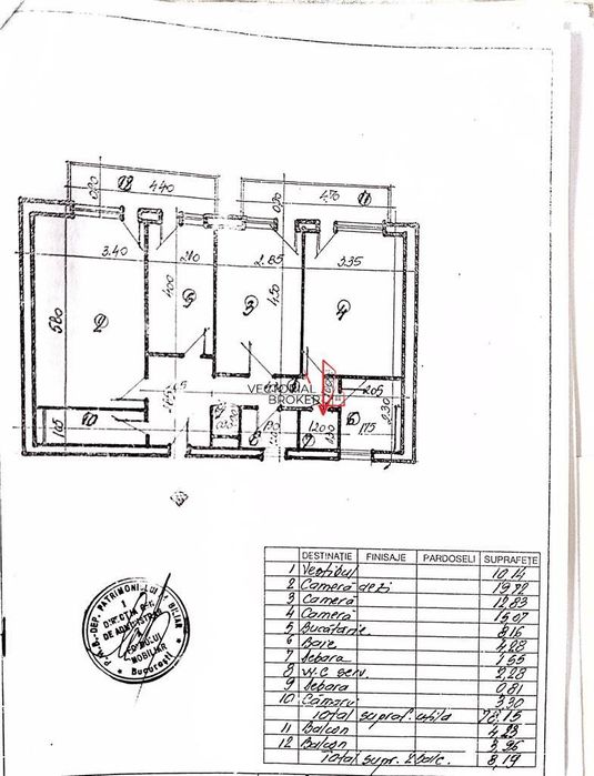 Apartament 3 camere Unirii Tribunal Bucuresti