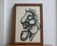 Tablou, Ion Alin Cheorghiu - Lucrare abstracta inedita