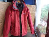 дамско,мъжко яке The North Face-червено с подвижна зимна подплата