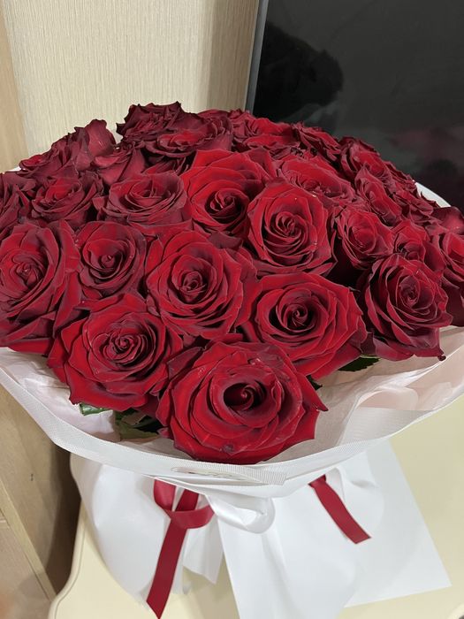 Цветы Роза 47штук