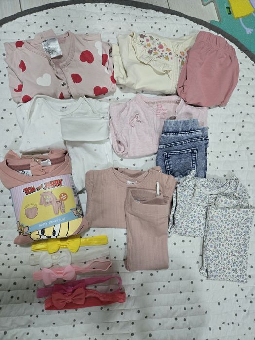 Лот дрехи за момиченце 56-68