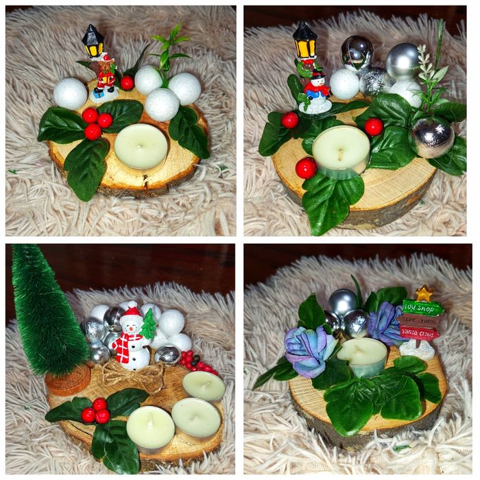 Коледни свещници