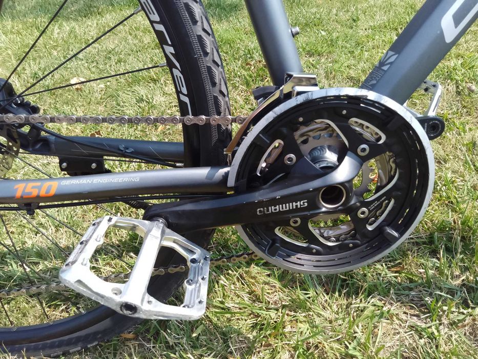 Bicicleta trekking 28 inch Carver Sonic 150 barbateasca 3X10 viteze