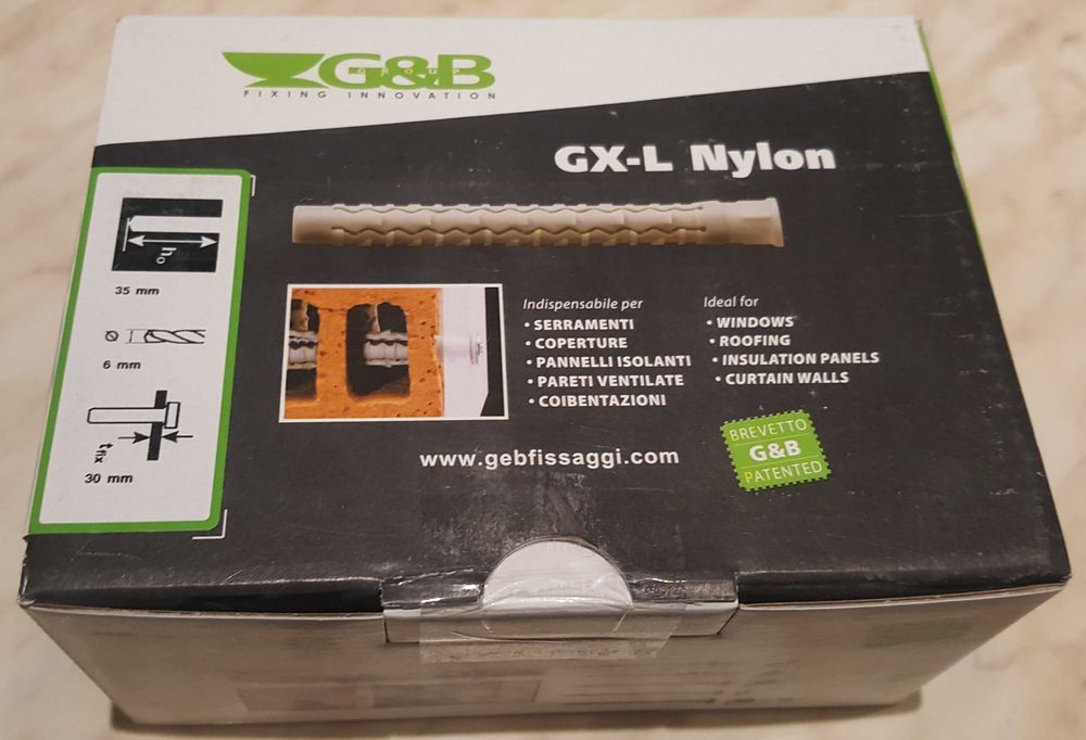 Рамен дюбел с винт 6x60/30