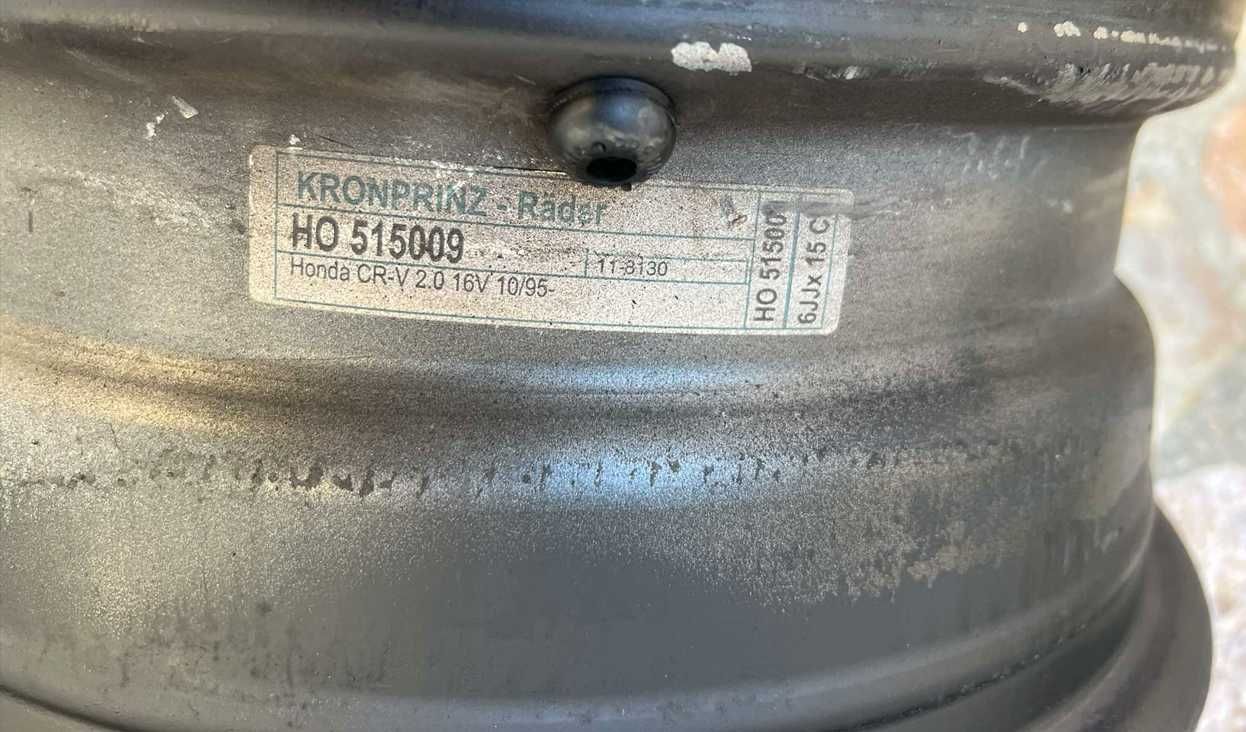 Стоманени джанти Honda 5x114.3 15" 64.1mm