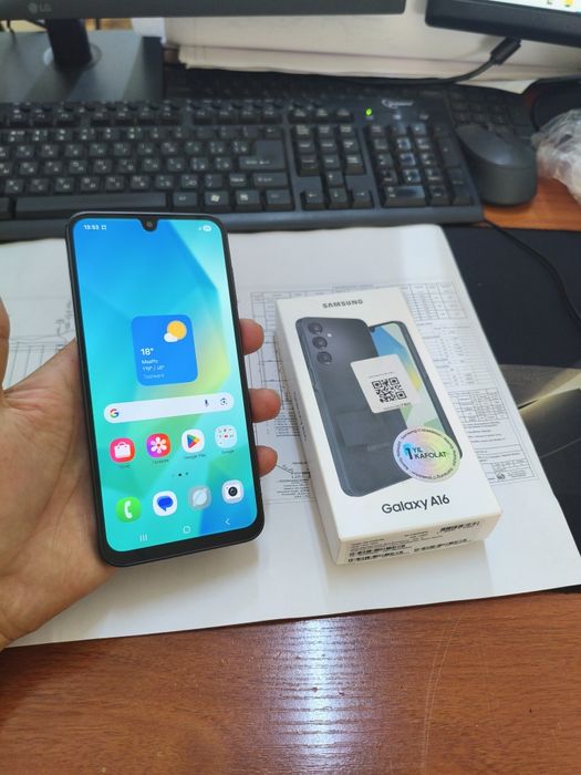 Samsung A16 6/128gb(2025) ideal iwlawi zur aybi yuq tozza telefon uy