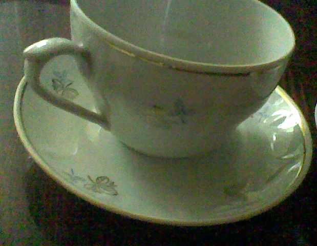 Большие чашки (400 ml) с блюдцами - 2 пары