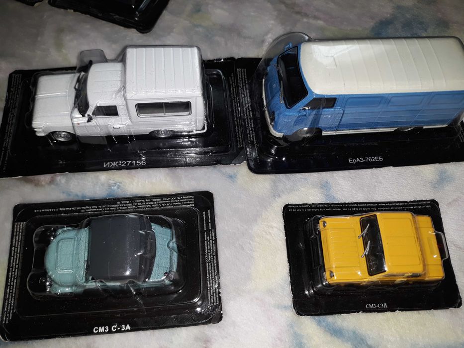 Соц Deagostini 1.43 Uaz Lada Polonez Moskvich Fiат Trabant Volga Nysa
