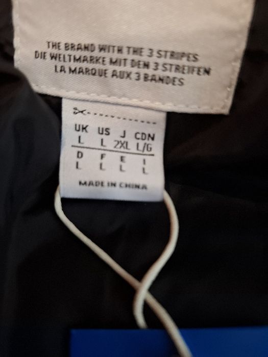 Мъжко зимно яке с гъши пух Adidas XL