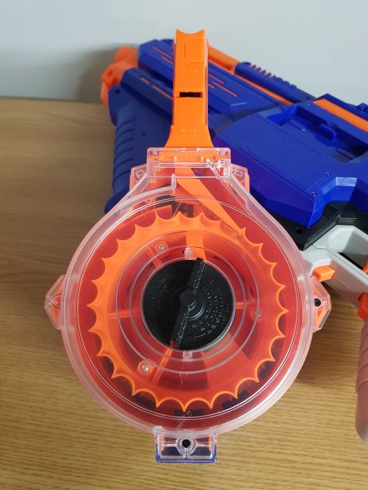Pusca automata mitraliera jucarie Nerf n-strike elite infinus blaster