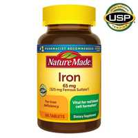 Железо ( Iron Nature Made) Витамин из Америки 365 таблеток