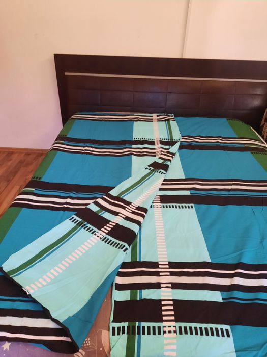 Lenjerie pat "Le Vele" 200 x 220 pat matrimonial, Fete de perna