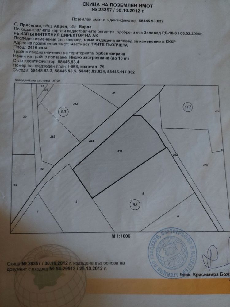 Парцел с. Приселци