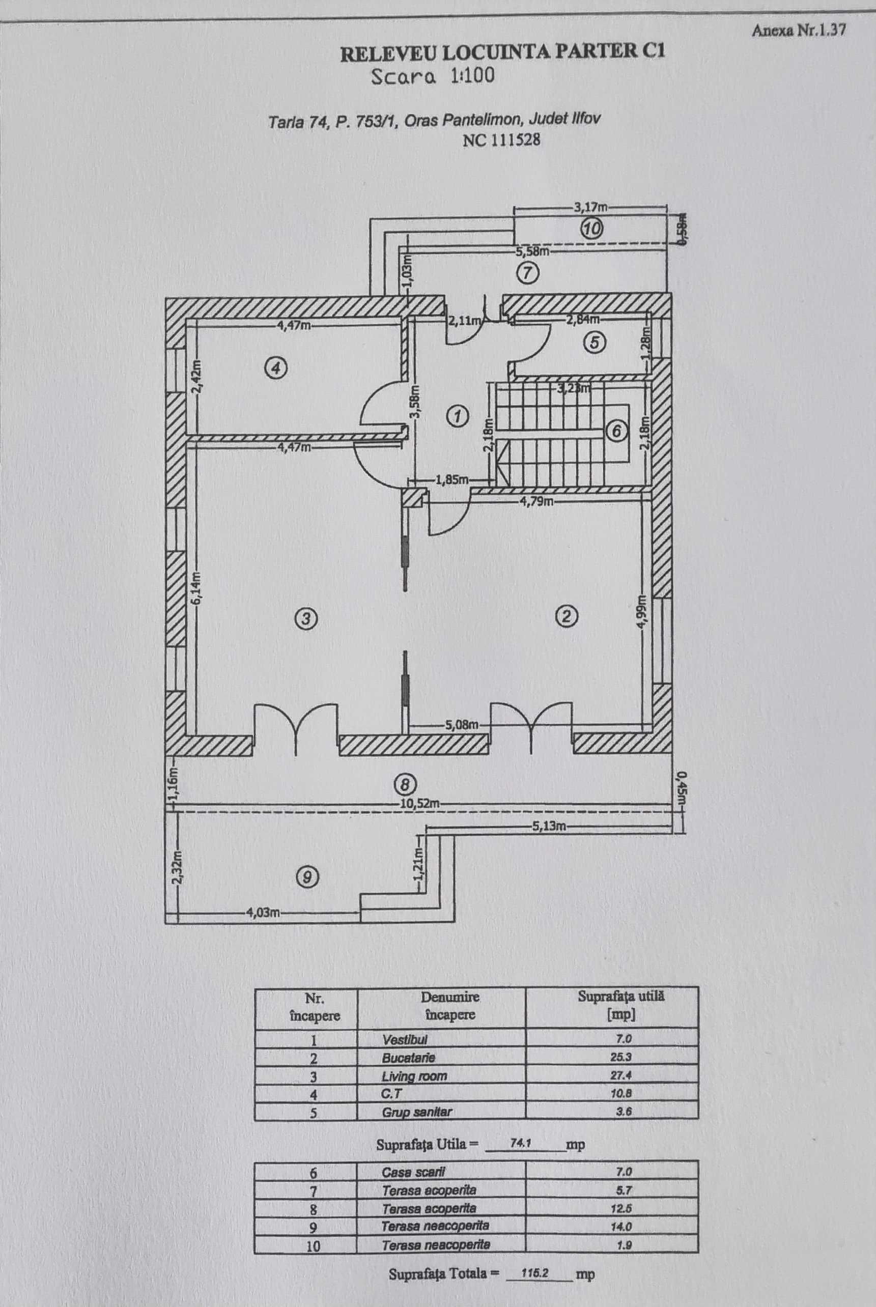 Vanzare casa Pantelimon -Lebada  Lac