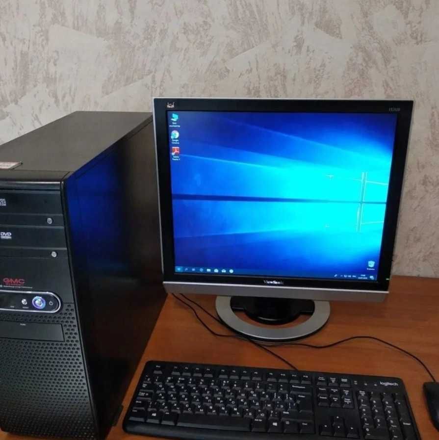 Мощный ПК для работы и игры в ГТА 5, Роблокс, доту 2 / с монитором